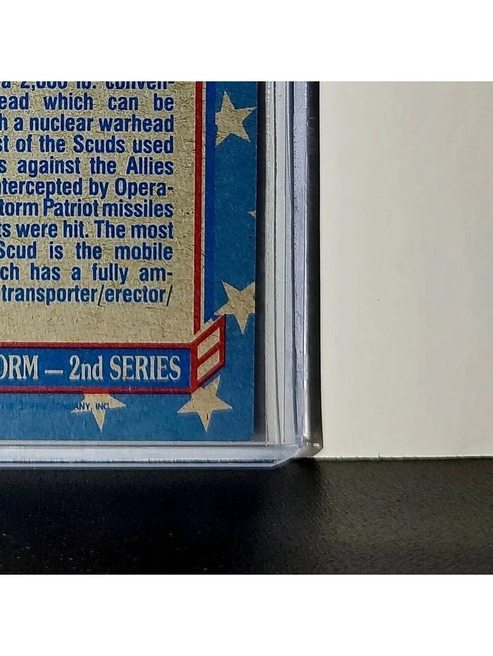 Iraq’s SCUD Missile 1991 Topps Desert Storm #101 Card